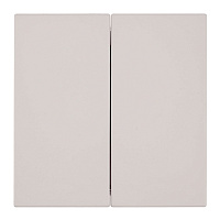 Переключатель 2-клавишный (механизм), STEKKER, 250В, 10А, серия Мия, RSW10-3107-08, пудровый жемчуг 50478