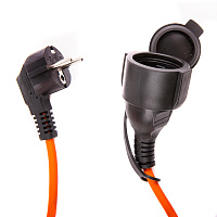 STD08-31-30 Удлинитель-шнур 1-местный ПВС с/з 3*1,5мм2, IP54, 30м, 16А, серия Standart 50345