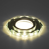 Светильник встраиваемый с белой LED подсветкой Feron CD8120 потолочный MR16 G5.3 белый Светильник встраиваемый с белой LED подсветкой Feron CD8120 потолочный MR16 G5.3 белый