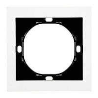 Рамка 1-местная, STEKKER, серия Мия, PFR00-3001-01, белая магнолия 50456