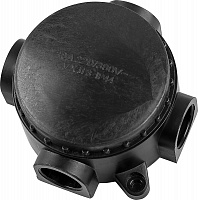 Монтажная разветвительная коробка КЭМ 1-10-4М, 380V, 102х44х102, черный 29849 Монтажная разветвительная коробка КЭМ 1-10-4М, 380V, 102х44х102, черный 29849