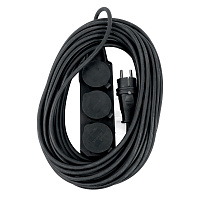 PRF03-31-3-30 Удлинитель 3-местный с/з КГ 3*1,5мм2, IP44, 30м, 16A, серия Professional 50349