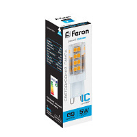 Лампа светодиодная Feron LB-432 G9 5W 175-265V 6400K 25771 Лампа светодиодная Feron LB-432 G9 5W 175-265V 6400K 25771
