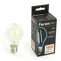 Лампа светодиодная Feron.PRO LB-1108 Шар E27 1320LM 8W 175-265V 6400K 48894 Лампа светодиодная Feron.PRO LB-1108 Шар E27 1320LM 8W 175-265V 6400K 48894