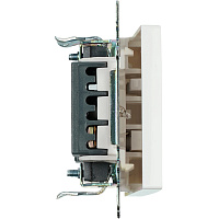 Выключатель 1-клавишный c индикатором (механизм) STEKKER GLS10-7101-01, 250В, 10А, серия Катрин, белый 39299 Выключатель 1-клавишный c индикатором (механизм) STEKKER GLS10-7101-01, 250В, 10А, серия Катрин, белый 39299