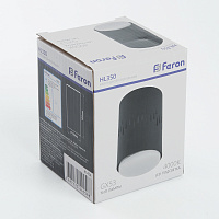 Светильник потолочный Feron HL350 12W, 230V, GX53 и подсветка 1W, 4000K, черный 41454 Светильник потолочный Feron HL350 12W, 230V, GX53 и подсветка 1W, 4000K, черный 41454