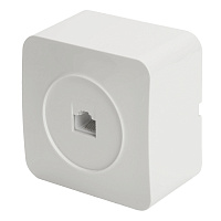 Розетка RJ-45 открытой установки, STEKKER, серия София, 1-местная, белый, MST00-20-01  49300 Розетка RJ-45 открытой установки, STEKKER, серия София, 1-местная, белый, MST00-20-01  49300