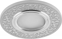 Светильник встраиваемый с белой LED подсветкой Feron CD951 потолочный MR16 G5.3 белый матовый Светильник встраиваемый с белой LED подсветкой Feron CD951 потолочный MR16 G5.3 белый матовый