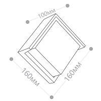 Светильник уличный светодиодный Feron DH108, 12W, 720Lm, 4000K, черный 06350 Светильник уличный светодиодный Feron DH108, 12W, 720Lm, 4000K, черный 06350