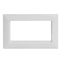 Рамка  2-местная (без перемычки),  пластик, STEKKER, PFR00-7012-01, серия Катрин, белый 50050