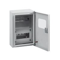 Шкаф учетно-распределительный навесной ЩУРн-1/6 STEKKER EBX60-3/1/6.2-31  IP31 (285*190*145) сталь, серия ArcaMetal 50704