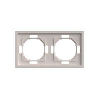 Рамка STEKKER, PFR00-5002-08 2-местная, серия Эмили, кашемир, soft touch 49911 Рамка STEKKER, PFR00-5002-08 2-местная, серия Эмили, кашемир, soft touch 49911