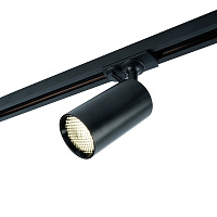 Светильник Feron AL198 трековый однофазный на шинопровод под лампу GU10, черный с антибликовой сеточкой  Артикул 48940