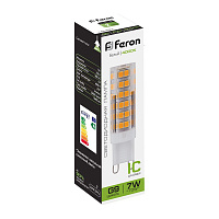 Лампа светодиодная Feron LB-433 G9 7W 175-265V 4000K 25767 Лампа светодиодная Feron LB-433 G9 7W 175-265V 4000K 25767