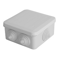 Коробка разветвительная STEKKER EBX10-34-44, 85*85*40мм, 6 вводов, IP44, светло-серая (GE41235) 39994 Коробка разветвительная STEKKER EBX10-34-44, 85*85*40мм, 6 вводов, IP44, светло-серая (GE41235) 39994