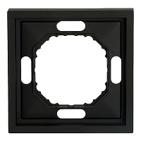 Рамка STEKKER, PFR00-5001-05 1-местная, серия Эмили, черный уголь, soft touch 49858 Рамка STEKKER, PFR00-5001-05 1-местная, серия Эмили, черный уголь, soft touch 49858