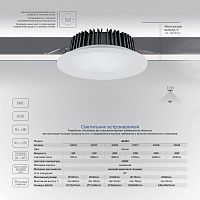 Светодиодный светильник Feron AL253 встраиваемый 40W 4000K белый серия MarketBright Светодиодный светильник Feron AL253 встраиваемый 40W 4000K белый серия MarketBright