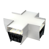 Светильник коннектор Feron AL4036X 6W 660Lm 3000К-4000К-6400K, X-образный, с ручным переключением режимов, серебро, 160*160*70мм возмож. соедин. в линию,серия RetailRay  Светильник коннектор Feron AL4036X 6W 660Lm 3000К-4000К-6400K, X-образный, с ручным переключением режимов, серебро, 160*160*70мм возмож. соедин. в линию,серия RetailRay