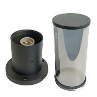 Светильник садово-парковый Feron DH1303, столб,  E27 230V, черный 51332