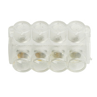 Клемма 4-х контактная STEKKER для подключения сетей уличного освещения KE10.1 (Al10-35/Cu1,5-25), LD610-4 50213