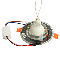 Светильник встраиваемый с белой LED подсветкой Feron CD905 потолочный MR16 G5.3 белый Светильник встраиваемый с белой LED подсветкой Feron CD905 потолочный MR16 G5.3 белый