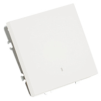 Выключатель 1-клавишный c индикатором (механизм), STEKKER, 250В, 10А, серия Эмили, RSW10-5101-01, белый фарфор, soft touch 49863