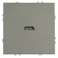 Розетка HDMI 2.0 Type A (механизм), STEKKER, серия Эмили, RST00-5118-09, антрацит, soft touch 50168 Розетка HDMI 2.0 Type A (механизм), STEKKER, серия Эмили, RST00-5118-09, антрацит, soft touch 50168