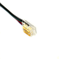 Соединительный провод 12мм для RGB COB  ленты шириной 10 мм, LD199 FERON Артикул 48971 Соединительный провод 12мм для RGB COB  ленты шириной 10 мм, LD199 FERON Артикул 48971