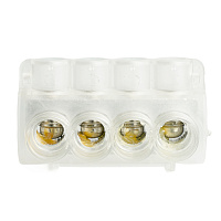 Клемма 4-х контактная STEKKER для подключения сетей уличного освещения KE10.1 (Al10-35/Cu1,5-25), LD610-4 50213