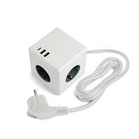 HM10-41-01 Удлинитель 3-местный с/з, 3x1мм2, 1.5м, 250В, 16А, 2USB+1С, 5V 3,1А, серия Comfort, белый 49571 HM10-41-01 Удлинитель 3-местный с/з, 3x1мм2, 1.5м, 250В, 16А, 2USB+1С, 5V 3,1А, серия Comfort, белый 49571