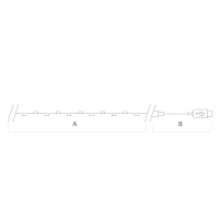 Гирлянда линейная Feron CL575 Роса, статичная, 5м USB 5000K , прозрачный шнур Гирлянда линейная Feron CL575 Роса, статичная, 5м USB 5000K , прозрачный шнур