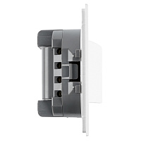 Кабельный вывод (механизм), STEKKER, серия Мия,  RST00-3119-01, белая магнолия 50466