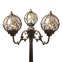 Светильник садово-парковый Feron PL3810, 3*100W, 230V, E27, черное золото (столб) 48224