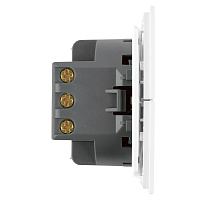 Переключатель 2-клавишный (механизм), STEKKER, 250В, 10А, серия Мия, RSW10-3107-01, белая магнолия 50434