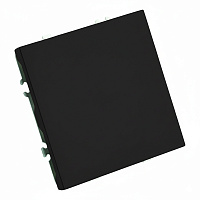 Заглушка (механизм), серия Эмили, черный уголь, soft touch, RST00-5116-05 49857