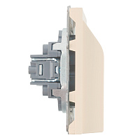 Кабельный вывод (механизм), STEKKER, серия Эмили, RST00-5119-08, кашемир, soft touch 50362