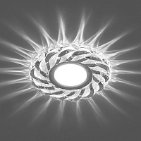 Светильник встраиваемый с белой LED подсветкой Feron CD935 потолочный MR16 G5.3 прозрачный Светильник встраиваемый с белой LED подсветкой Feron CD935 потолочный MR16 G5.3 прозрачный