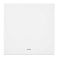 Выключатель 1-клавишный c индикатором (механизм), STEKKER, 250В, 10А, серия Мия, RSW10-3101-01, белая магнолия 50431