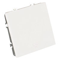 Выключатель 1-клавишный самовозвратный (механизм), STEKKER, 250В, 10А, серия Эмили, RSW10-5112-01, белый фарфор, soft touch 50324