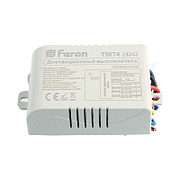 Выключатель дистанционный 230V 1000W 4-хканальный 30м с пультом управления, TM74