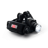 Фонарь налобный FERON TH2305 ZOOM c аккумулятором 5W, 2*18650 IP44 пластик/алюминий 41709 Фонарь налобный FERON TH2305 ZOOM c аккумулятором 5W, 2*18650 IP44 пластик/алюминий 41709