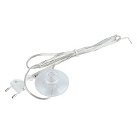 Сетевой шнур (с ножным выключателем)  прозрачный, DM106