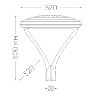 Светильник уличный FERON, SP7020, 50W 5000lm 5000K, серый 48440 Светильник уличный FERON, SP7020, 50W 5000lm 5000K, серый 48440