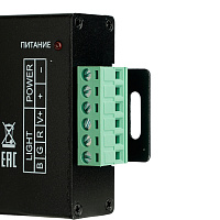 Контроллер для светодиодной ленты с П/У черный, 12-24V, LD55 Артикул 21557 Контроллер для светодиодной ленты с П/У черный, 12-24V, LD55 Артикул 21557
