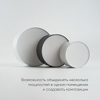 Светильник накладной со светодиодами 10W, 700Lm, черный (4000К), AL200 “Simple matte” 48075 Светильник накладной со светодиодами 10W, 700Lm, черный (4000К), AL200 “Simple matte” 48075