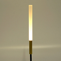 Светильник уличный светодиодный Feron DH2101, 1W, DC24V, низковольтный, 3000K, черный/золотой, 15*15*1393 52193