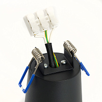 Светильник потолочный Feron ML185 Barrel BELL MR16 35W, 230V, GU10, чёрный  48415 Светильник потолочный Feron ML185 Barrel BELL MR16 35W, 230V, GU10, чёрный  48415