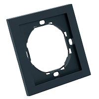 Рамка 1-местная, STEKKER, серия Мия, PFR00-3001-05, черный бархат 50461