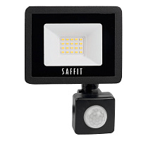 Светодиодный прожектор SAFFIT с выносным датчиком SFL80-20 IP65 20W 6400K черный 29522
