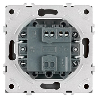  Выключатель 1-клавишный (механизм), STEKKER, 250В, 10А, серия Эмили, RSW10-5103-05, черный уголь, soft touch  49839